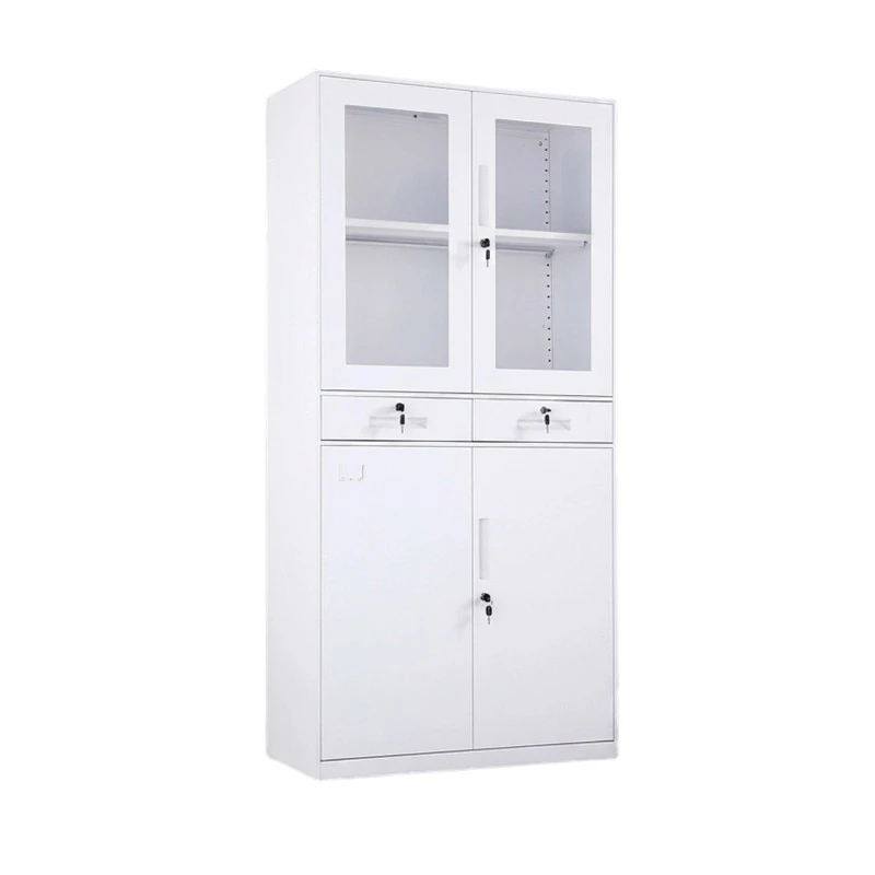 White File Cabinet With Two Drawers in The Middle suppliers
