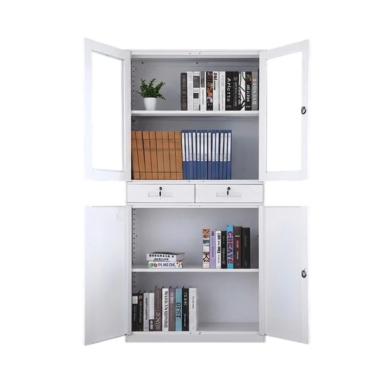 White File Cabinet With Two Drawers in The Middle high quality